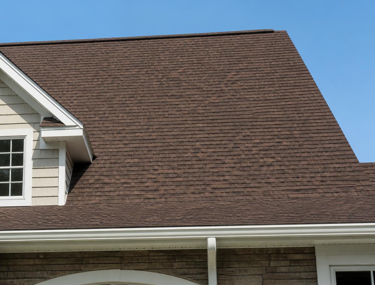 After — Roof soft wash removing black streaks before and after in Lanark, IL
